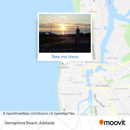 Mapa Semaphore Beach