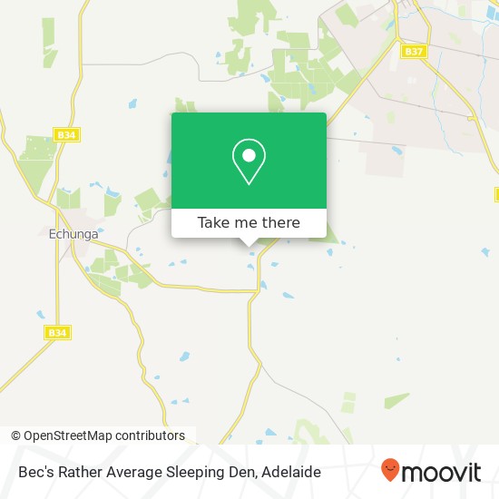 Bec's Rather Average Sleeping Den map