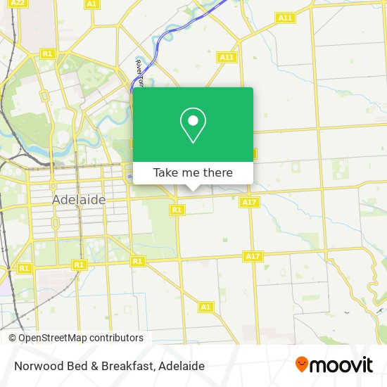 Norwood Bed & Breakfast map