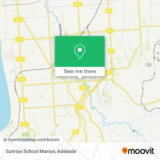 Sunrise School Marion map