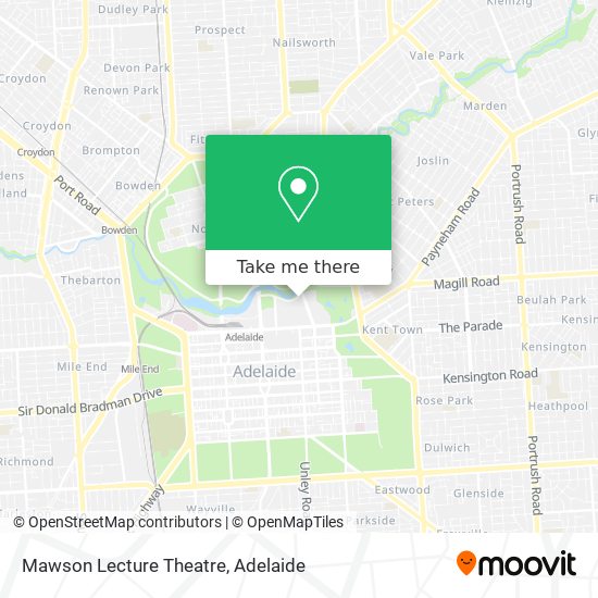 Mawson Lecture Theatre map