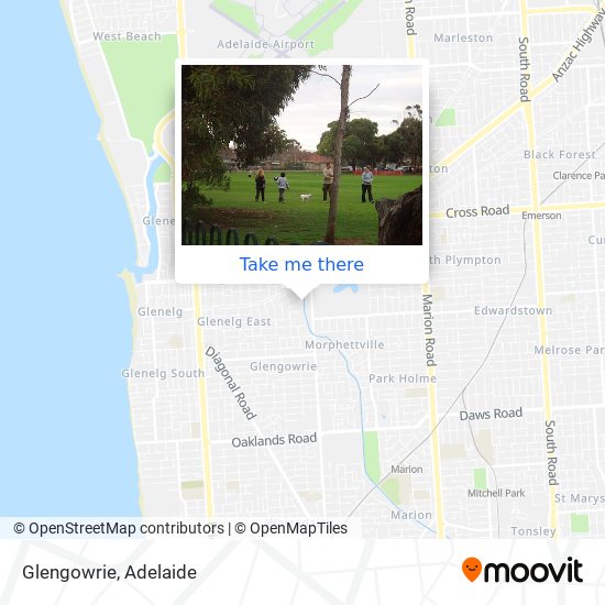 Glengowrie map