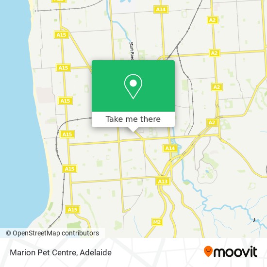 Mapa Marion Pet Centre