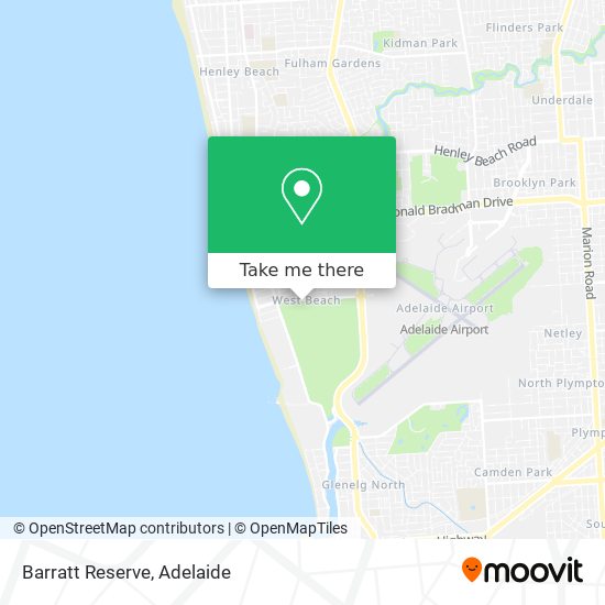 Mapa Barratt Reserve