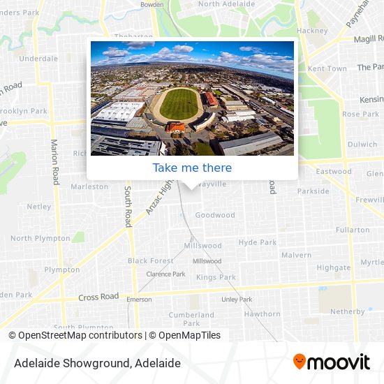 Mapa Adelaide Showground