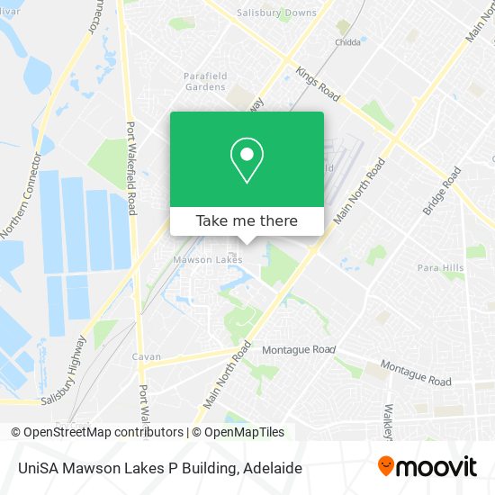 UniSA Mawson Lakes P Building map