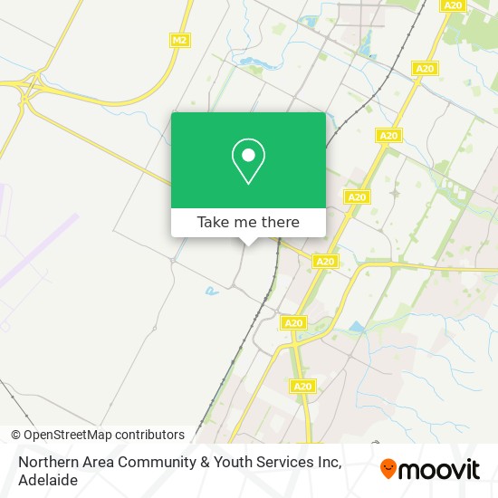Northern Area Community & Youth Services Inc map