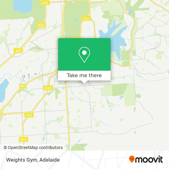 Weights Gym map