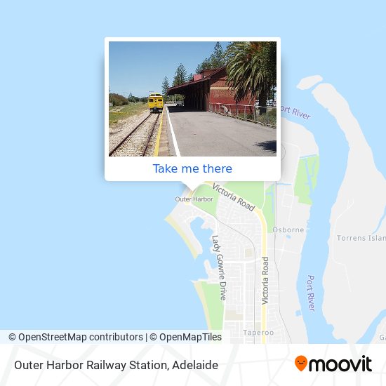 Mapa Outer Harbor Railway Station