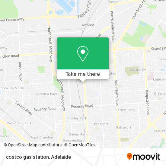 costco gas station map