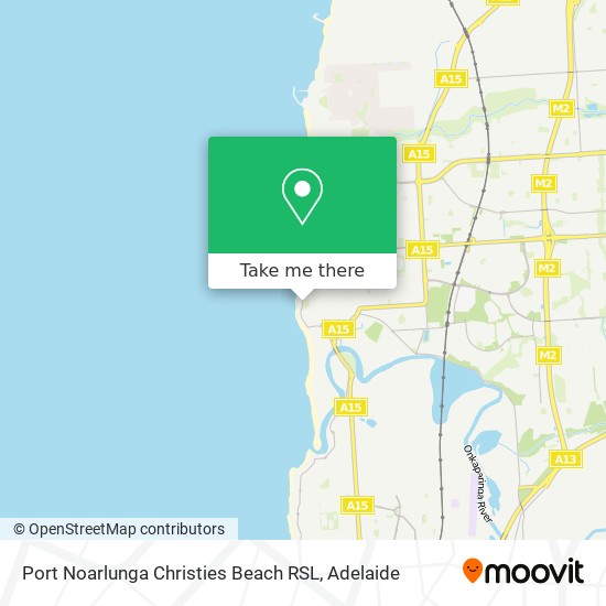 Port Noarlunga Christies Beach RSL map