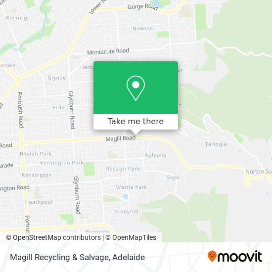 Magill Recycling & Salvage map