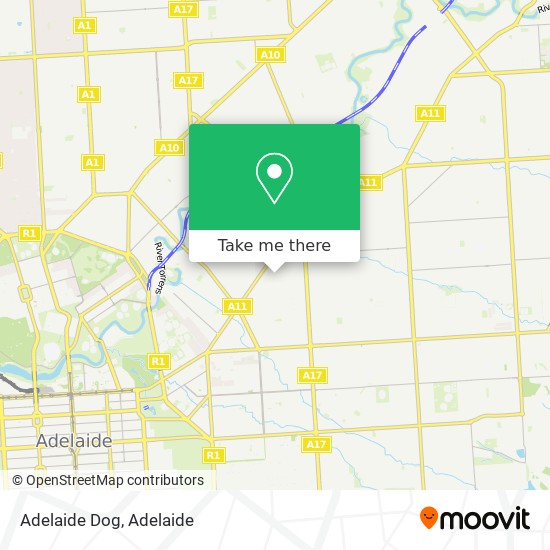 Adelaide Dog map