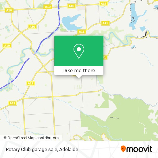 Rotary Club garage sale map