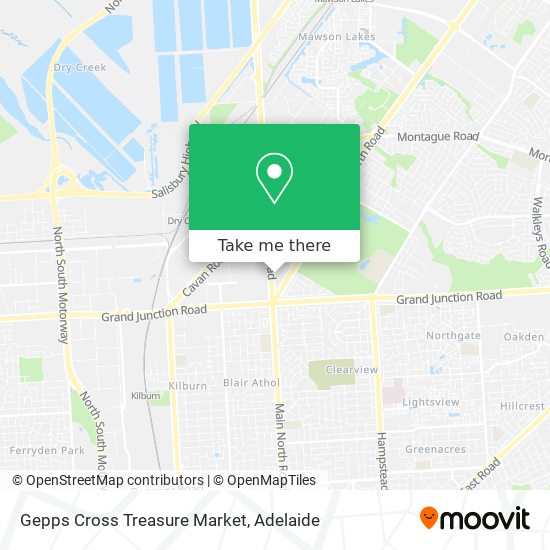 Mapa Gepps Cross Treasure Market