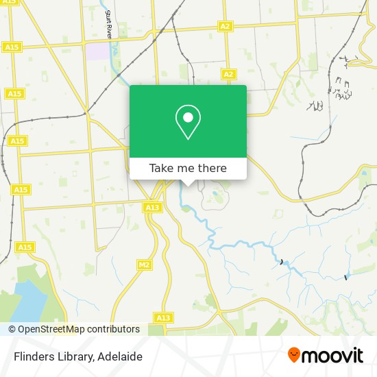 Flinders Library map