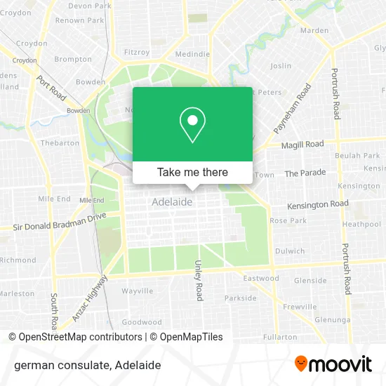 Mapa german consulate