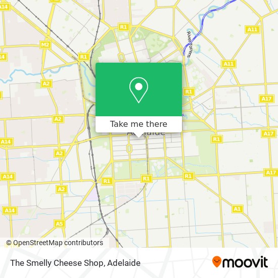 Mapa The Smelly Cheese Shop