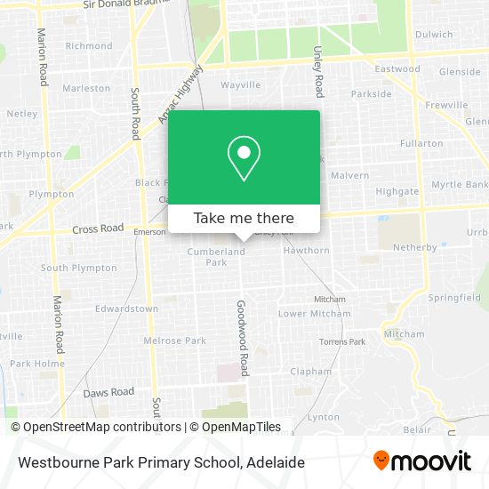 Westbourne Park Primary School map