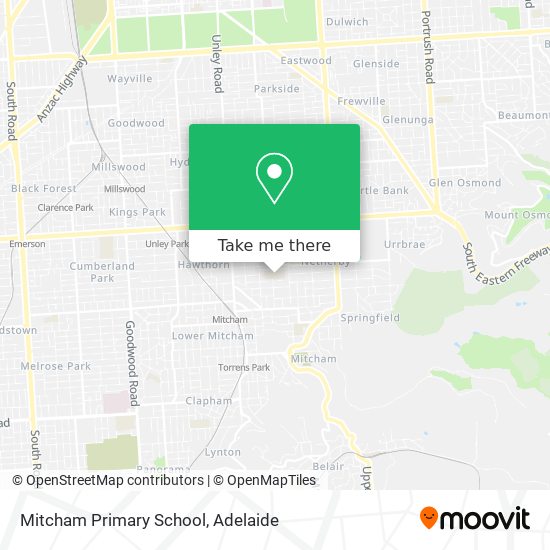 Mitcham Primary School map
