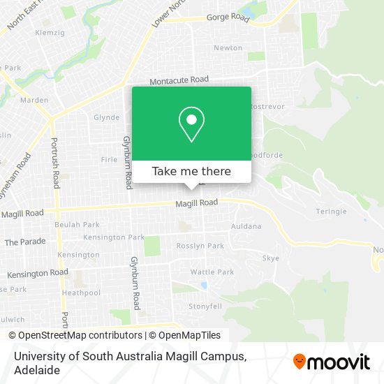 University of South Australia Magill  Campus map