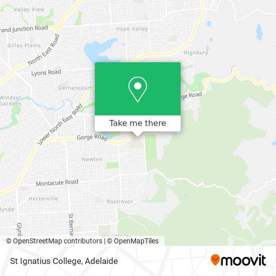 St Ignatius College map