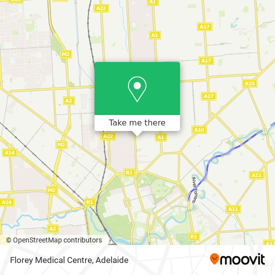 Florey Medical Centre map