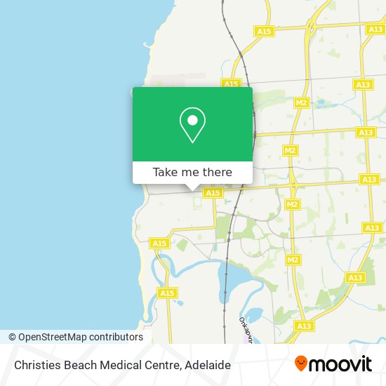 Mapa Christies Beach Medical Centre