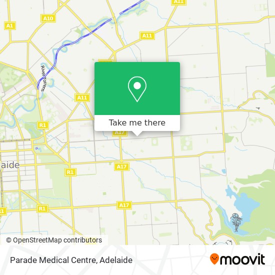 Parade Medical Centre map