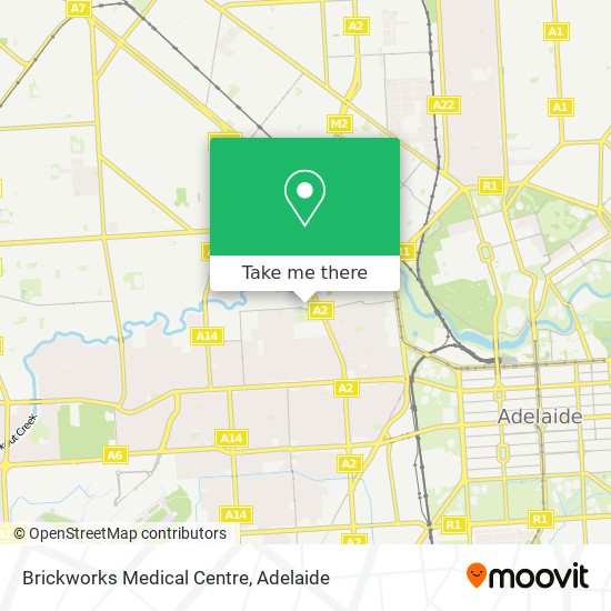 Mapa Brickworks Medical Centre