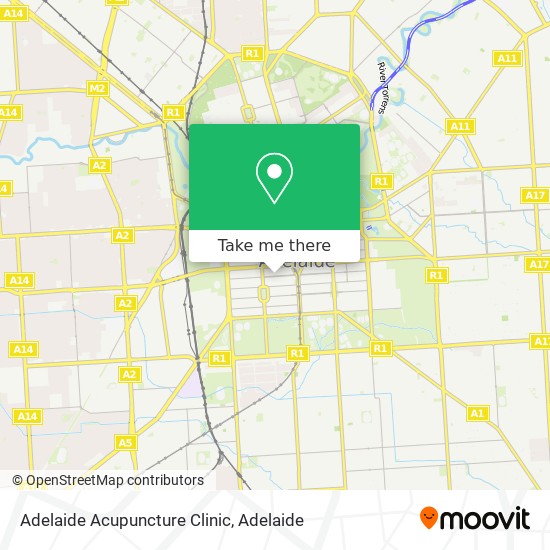 Adelaide Acupuncture Clinic map