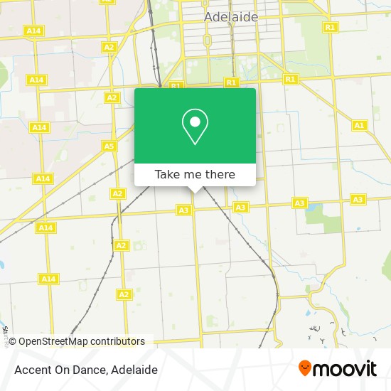 Accent On Dance map