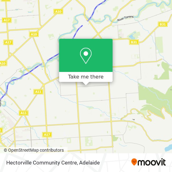 Mapa Hectorville Community Centre