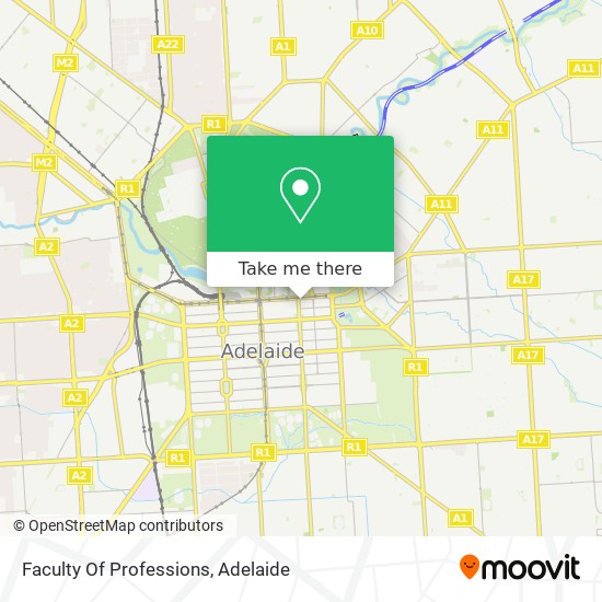 Faculty Of Professions map