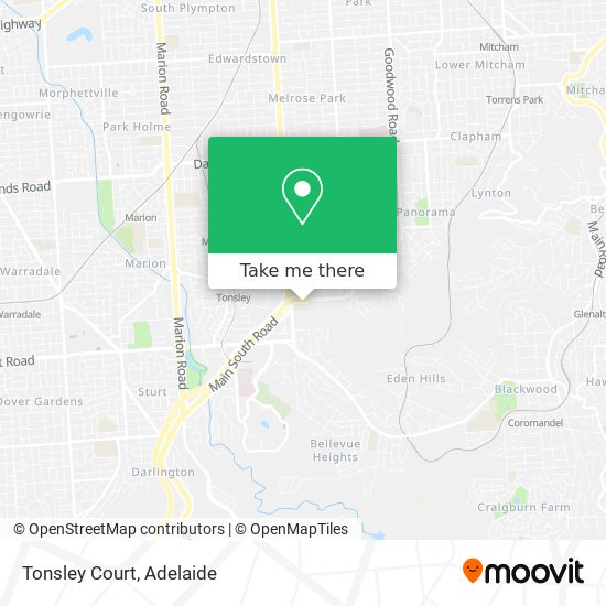 Tonsley Court map