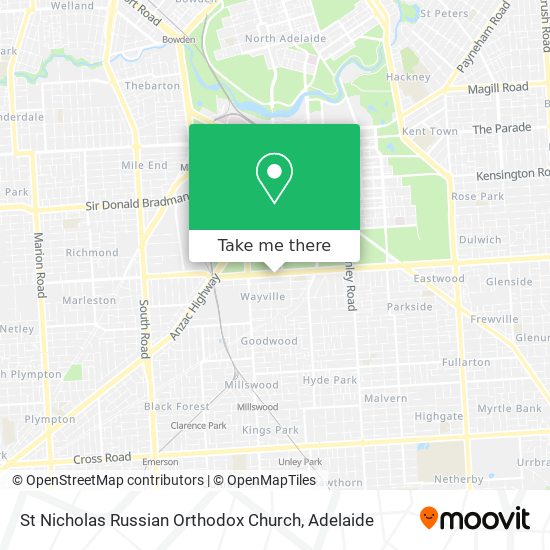 St Nicholas Russian Orthodox Church map