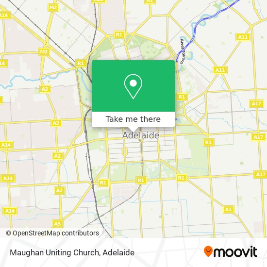 Maughan Uniting Church map