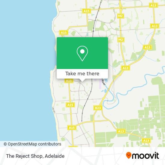 The Reject Shop map