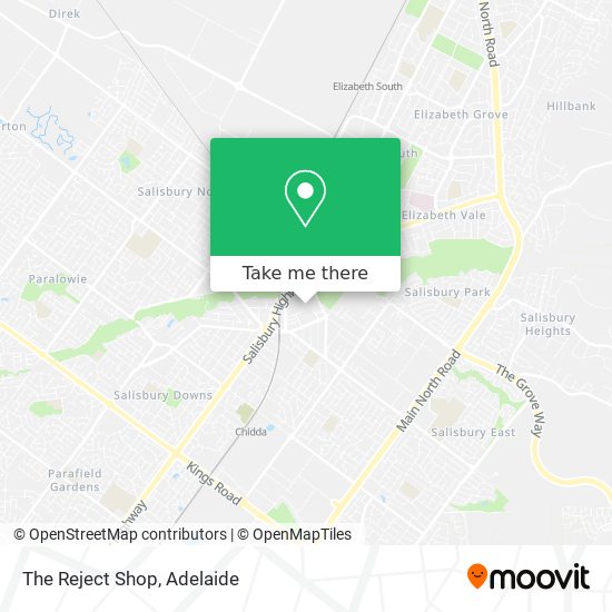 The Reject Shop map
