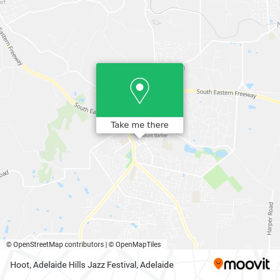 Mapa Hoot, Adelaide Hills Jazz Festival