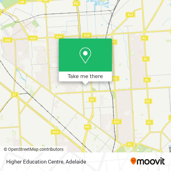 Higher Education Centre map