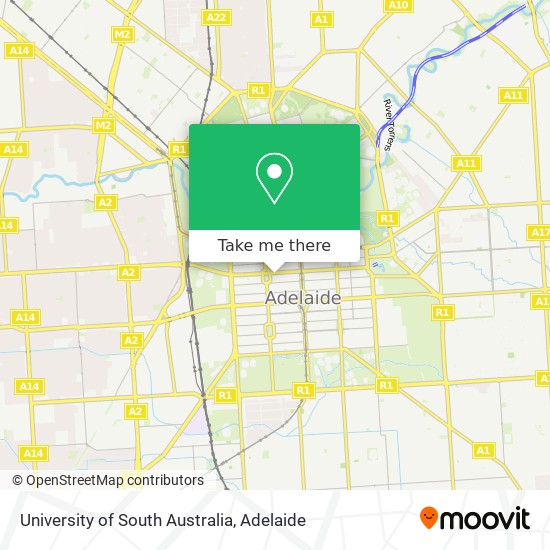 University of South Australia map