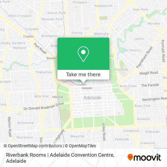 Riverbank Rooms | Adelaide Convention Centre map