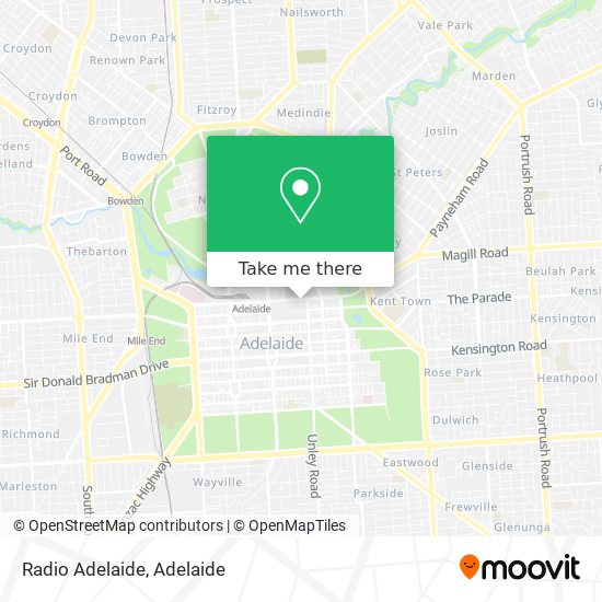Radio Adelaide map