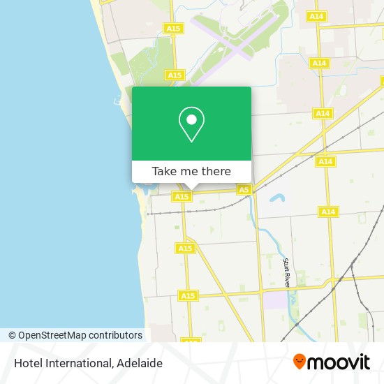 Hotel International map