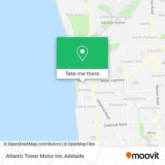Mapa Atlantic Tower Motor Inn