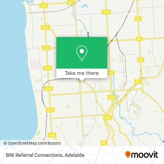 BNI Referral Connections map