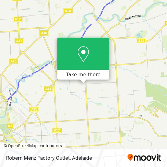 Mapa Robern Menz Factory Outlet