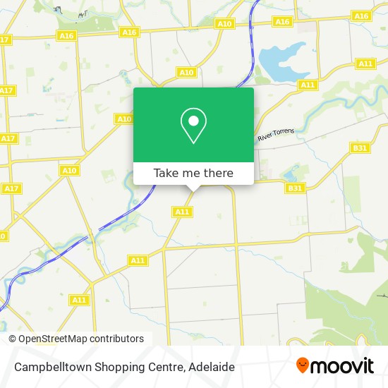 Campbelltown Shopping Centre map