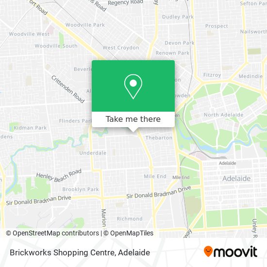 Mapa Brickworks Shopping Centre